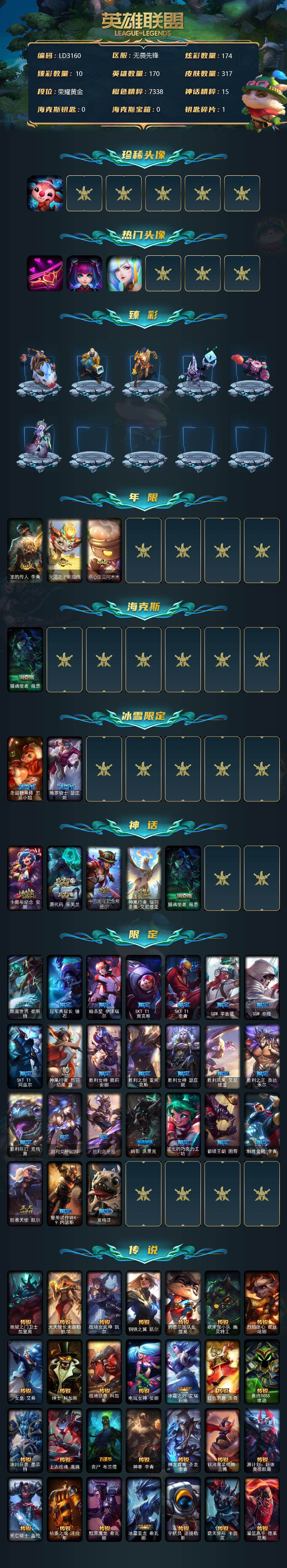 LOLEY38254英雄联盟账号详情图2