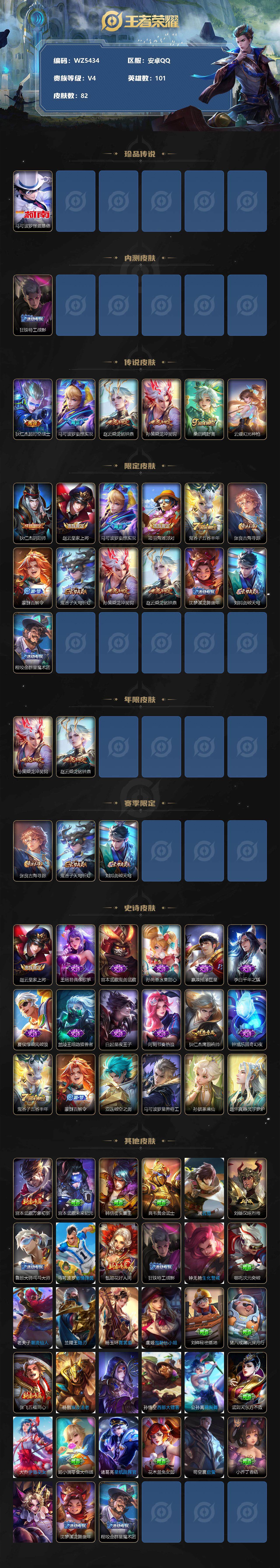 WZ033194764王者荣耀账号详情图2