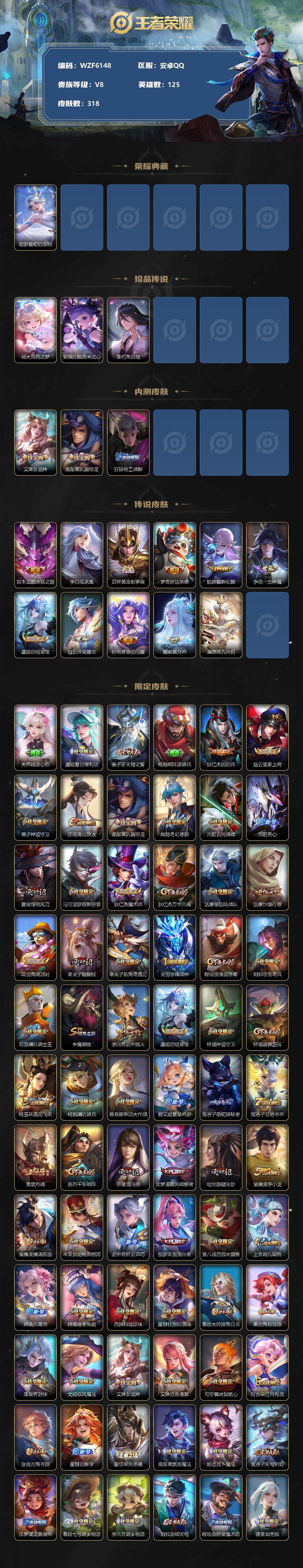 WZEY3194601王者荣耀账号详情图2