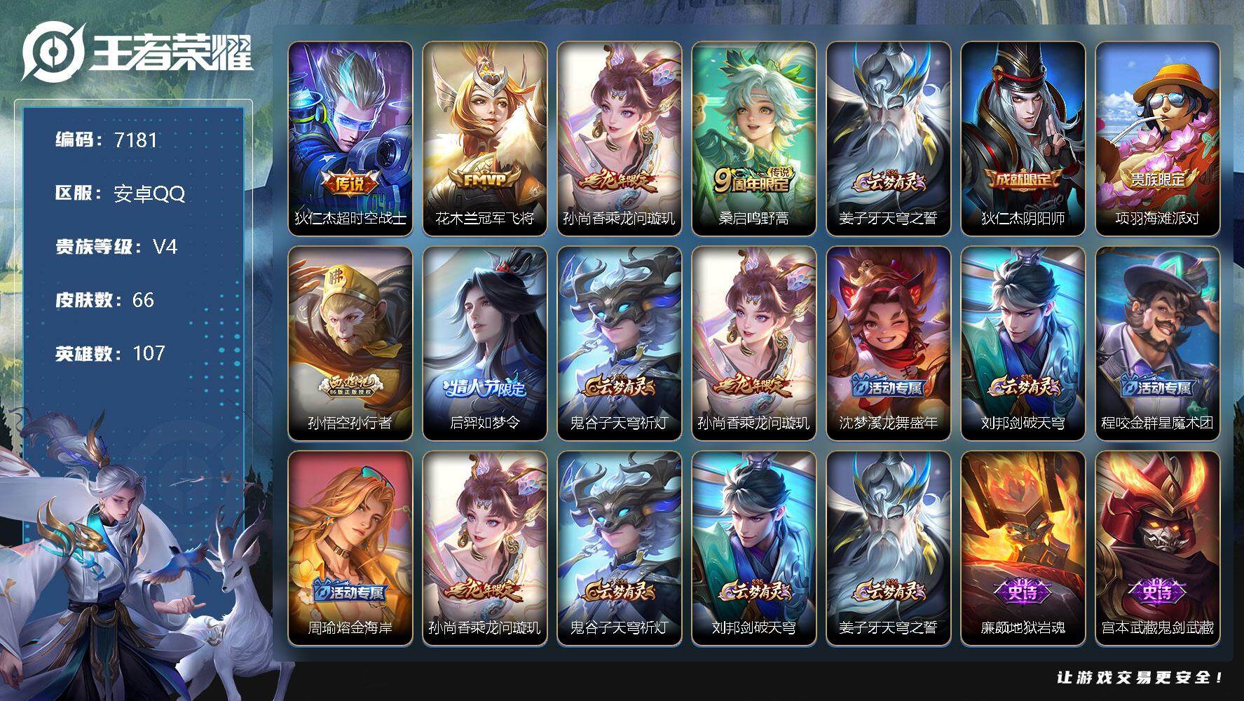 WZYXS3203148王者荣耀账号详情图4