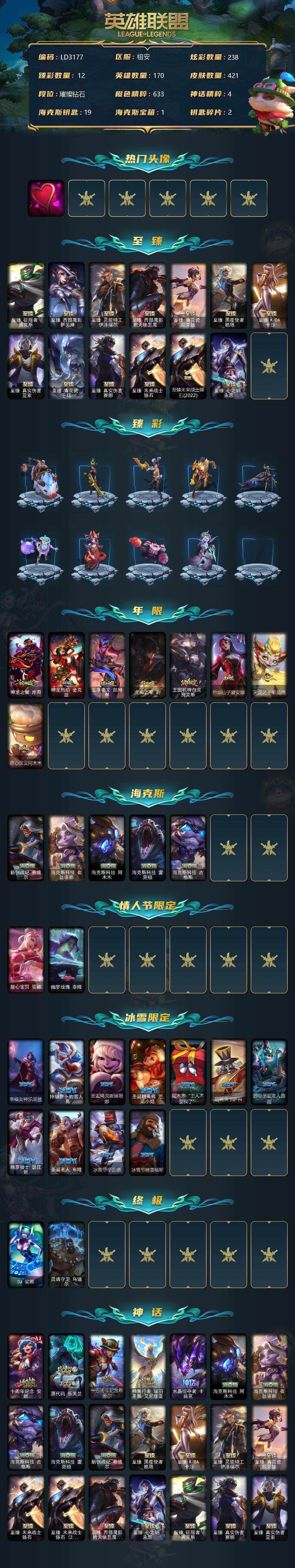 LOLEY38312英雄联盟账号详情图2 LOLEY38312英雄联盟账号详情图2