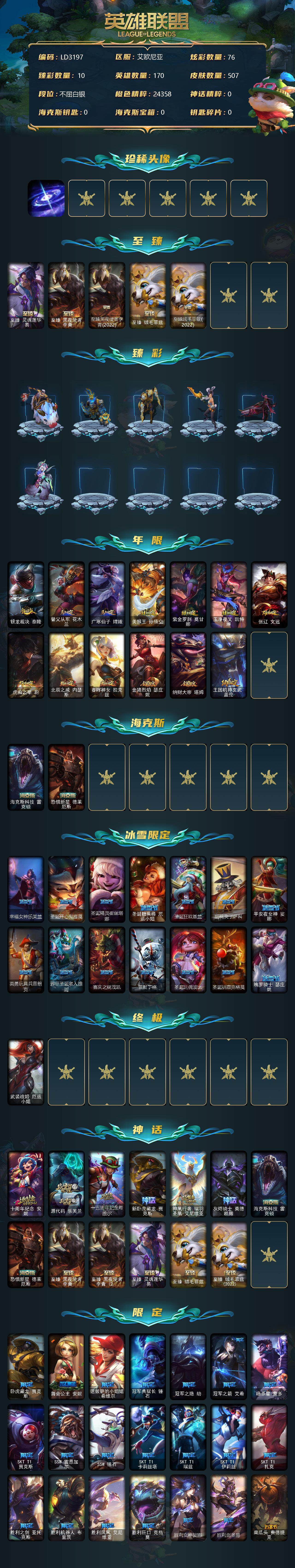 LOLEY38402英雄联盟账号详情图2 LOLEY38402英雄联盟账号详情图2