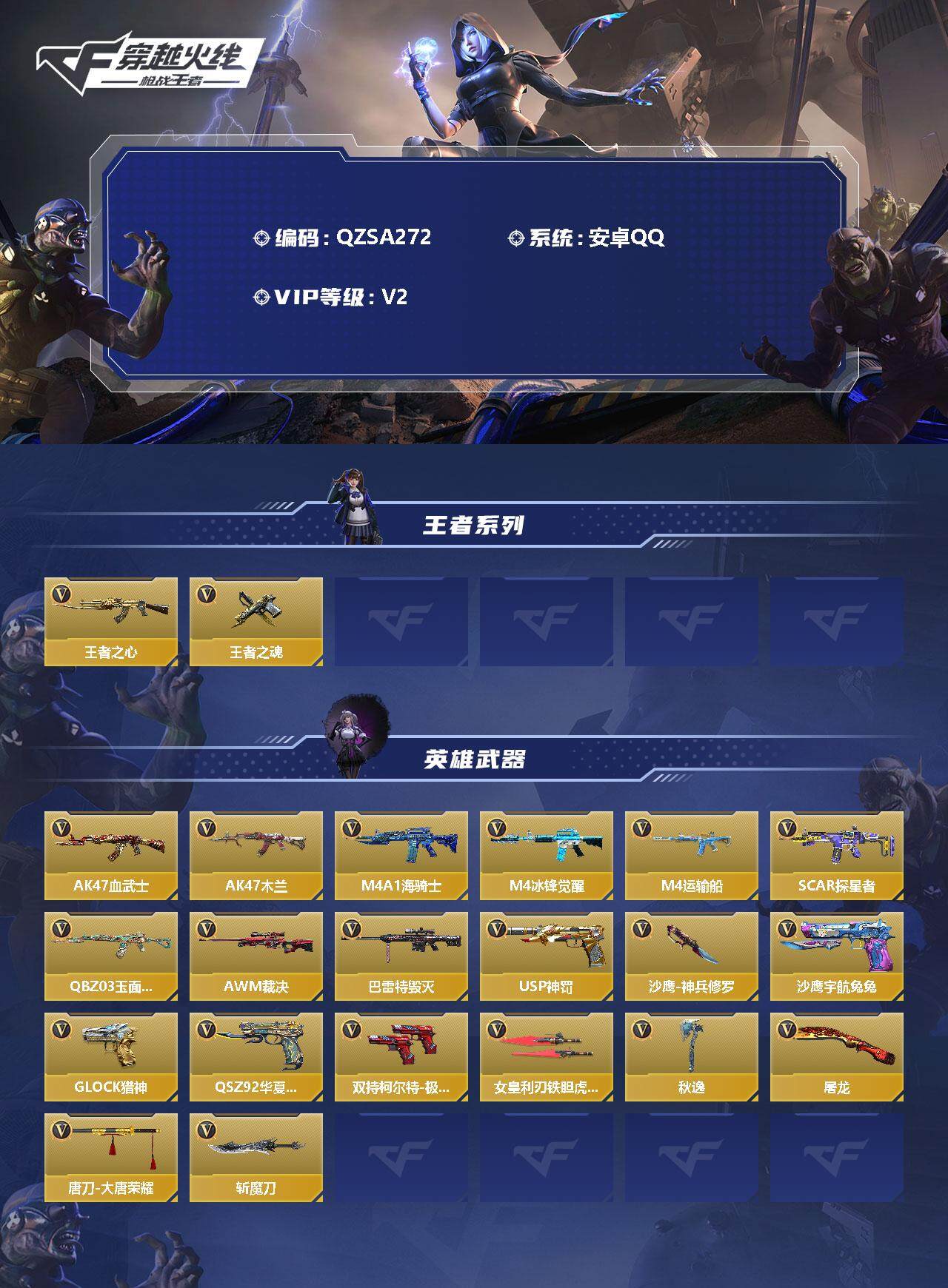 CFMEY339601枪战王者账号详情图2
