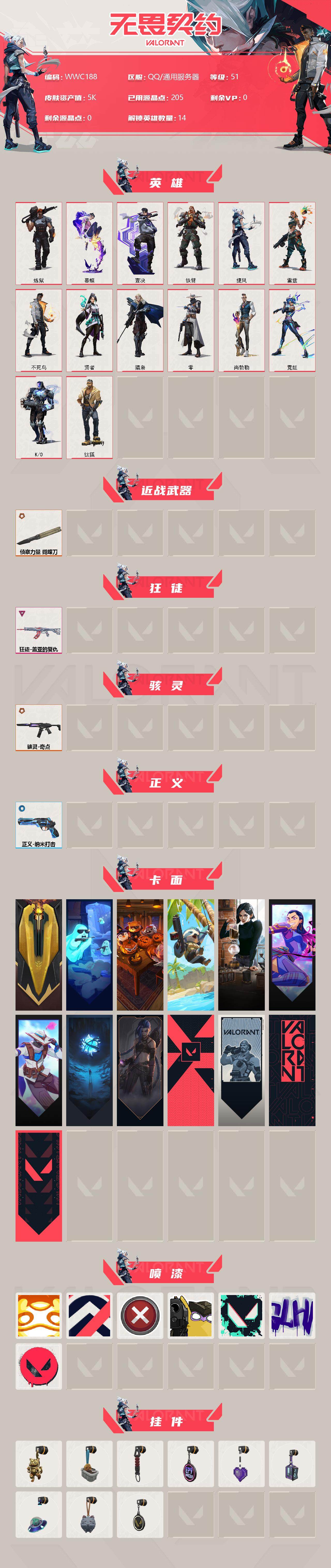 WWQEY37960无畏契约账号详情图2 WWQEY37960无畏契约账号详情图2