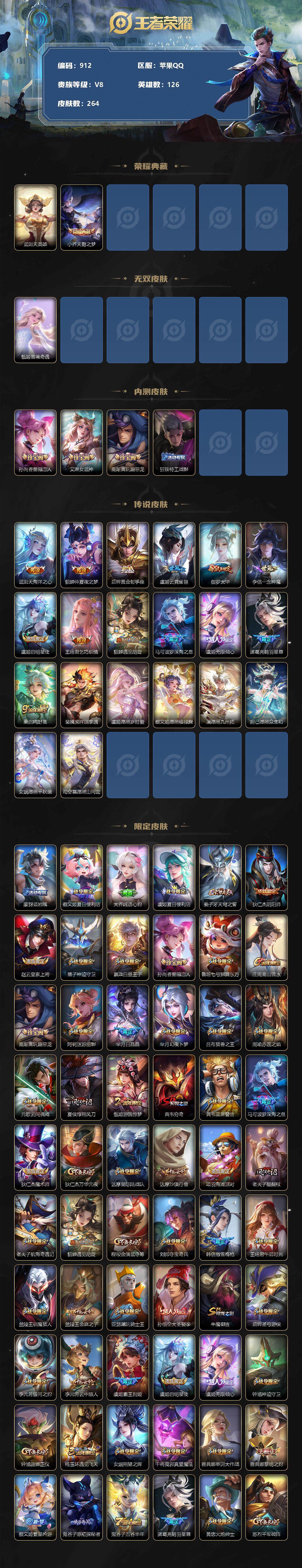 WZCMW3231901王者荣耀账号详情图3