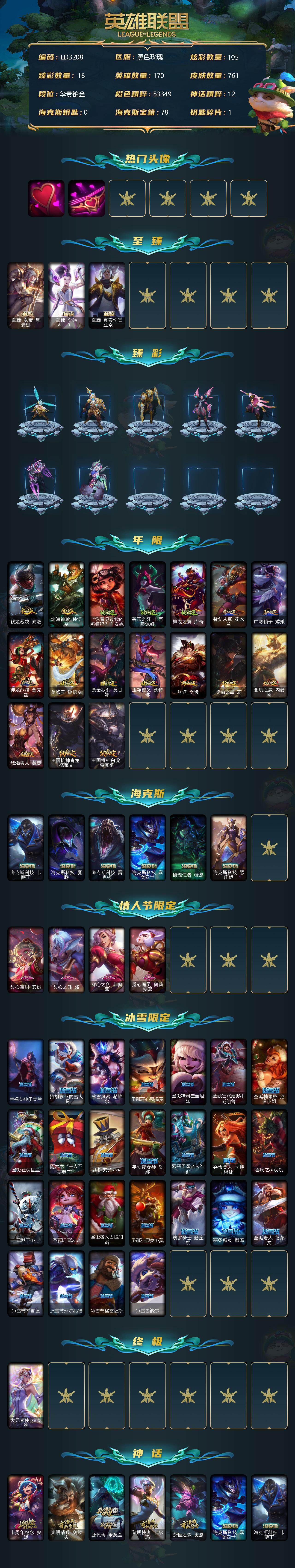 LOLEY38460英雄联盟账号详情图2 LOLEY38460英雄联盟账号详情图2