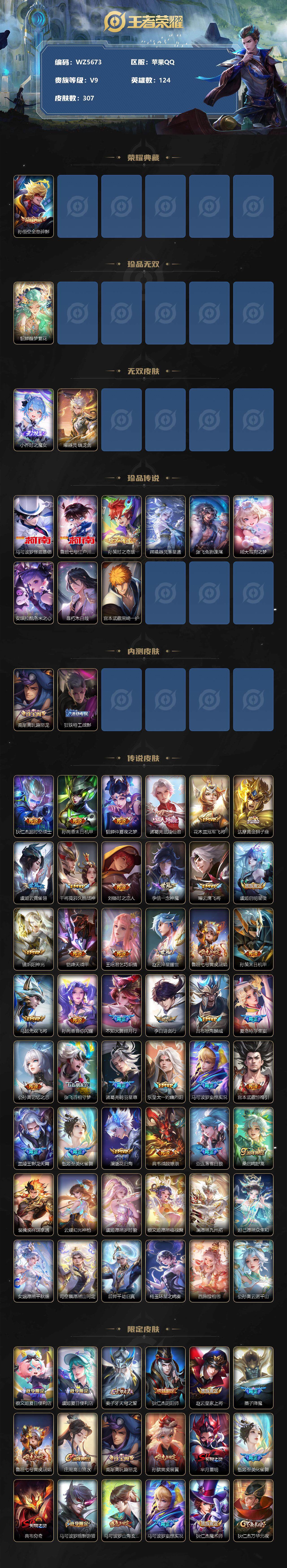 WZ033197924王者荣耀账号详情图2