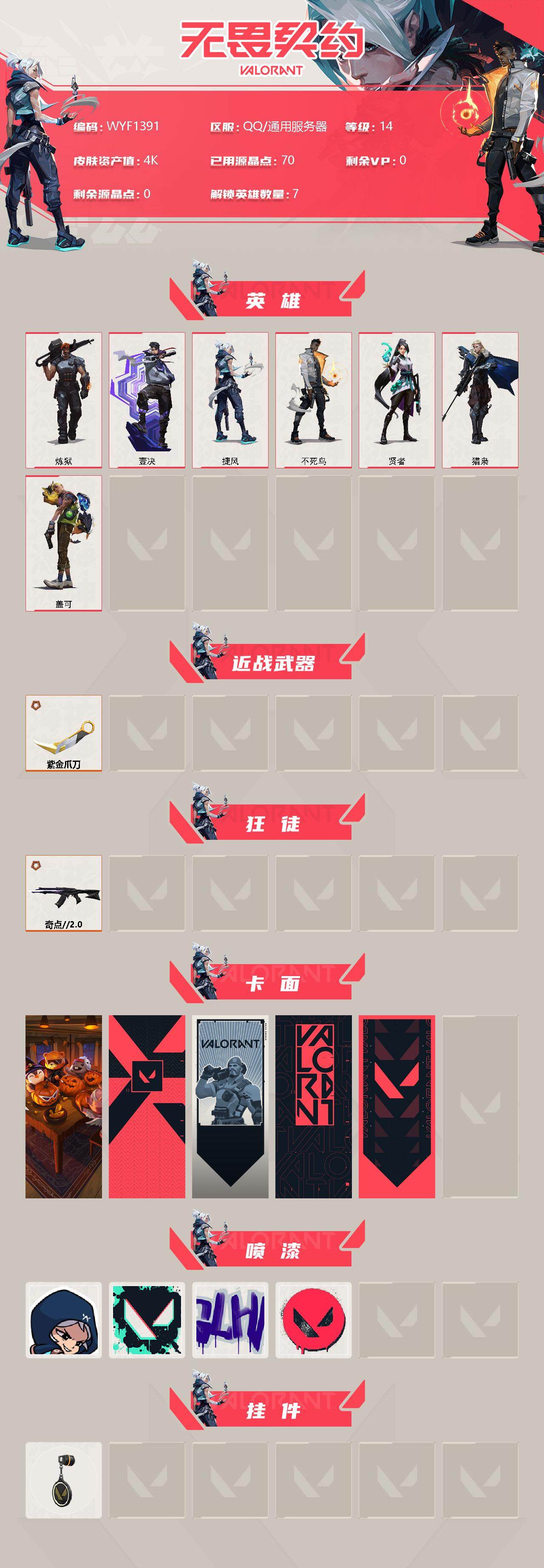 WWQEY38043无畏契约账号详情图2