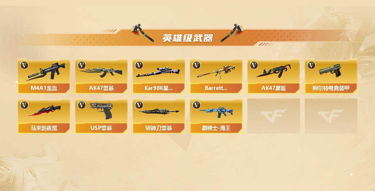 CFLX320713穿越火线账号详情图3 CFLX320713穿越火线账号详情图3