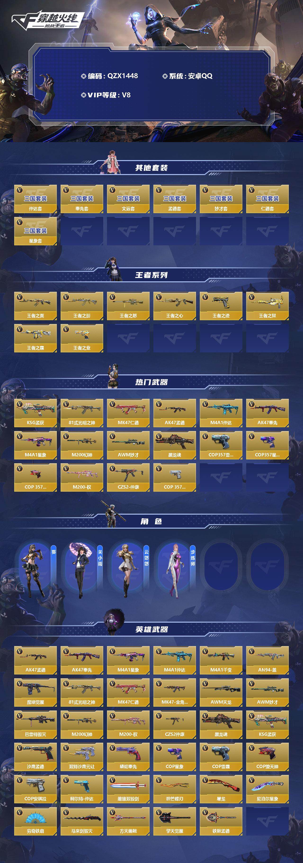 CFMEY339989枪战王者账号详情图2