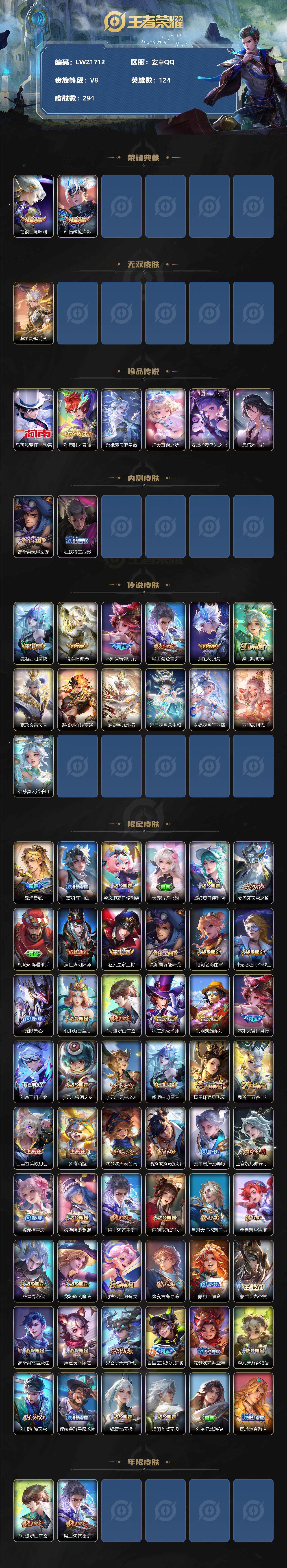 WZLE3202206王者荣耀账号详情图2 WZLE3202206王者荣耀账号详情图2