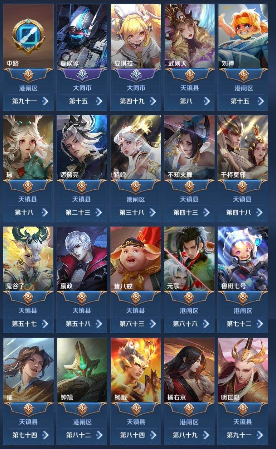 WZLE3200099王者荣耀账号详情图4