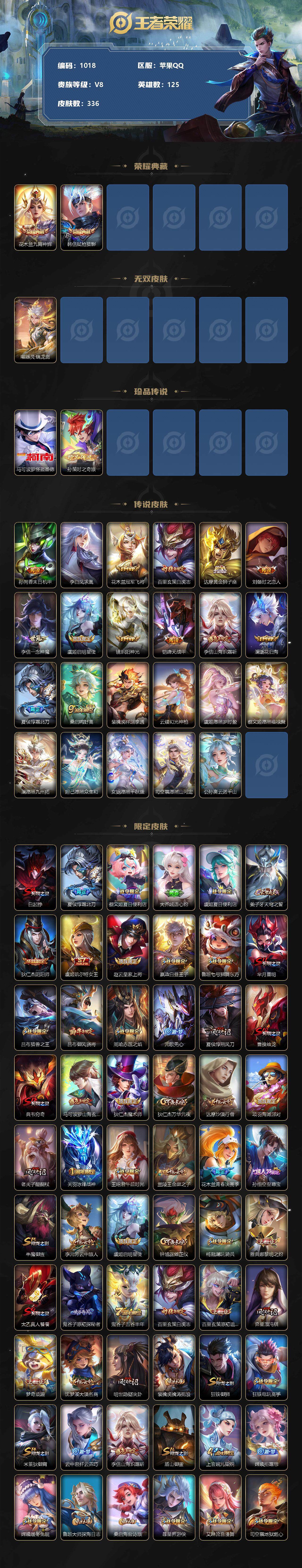 WZCMW3220725王者荣耀账号详情图3
