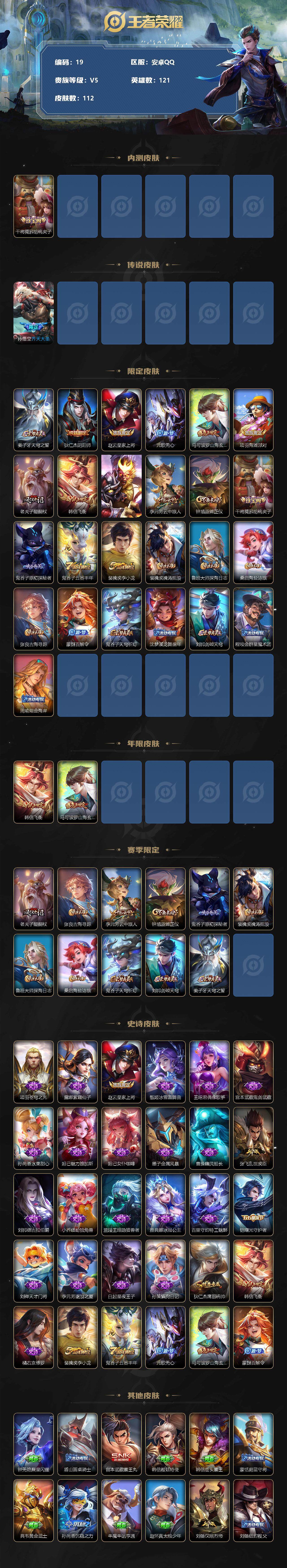 WZCMW3234431王者荣耀账号详情图3