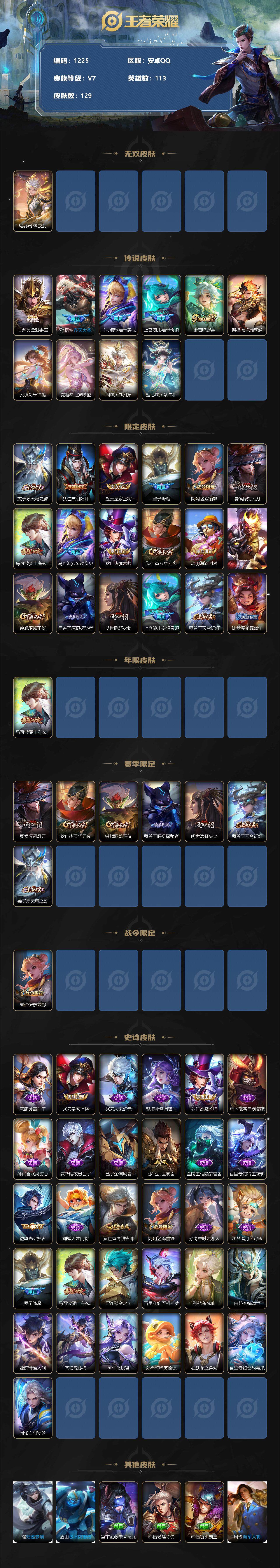 WZCMW3236982王者荣耀账号详情图3