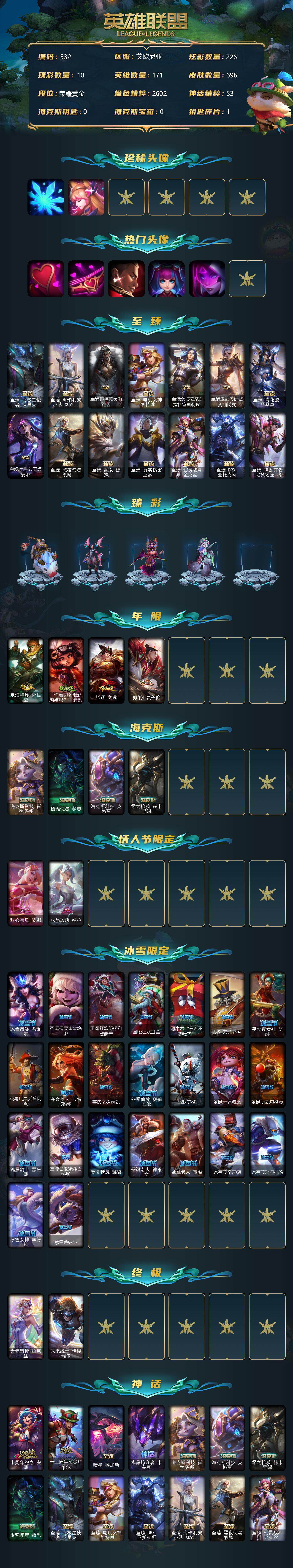 LOLCMW39693英雄联盟账号详情图3