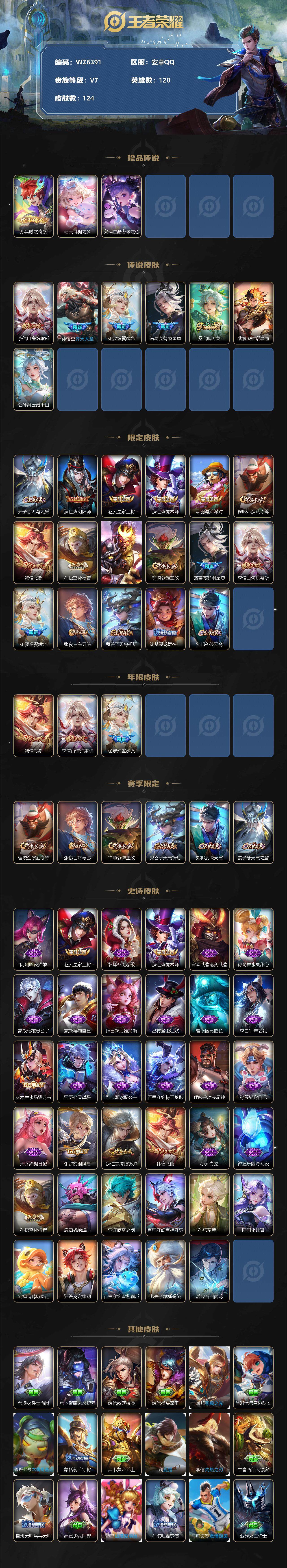 WZ033205352王者荣耀账号详情图2