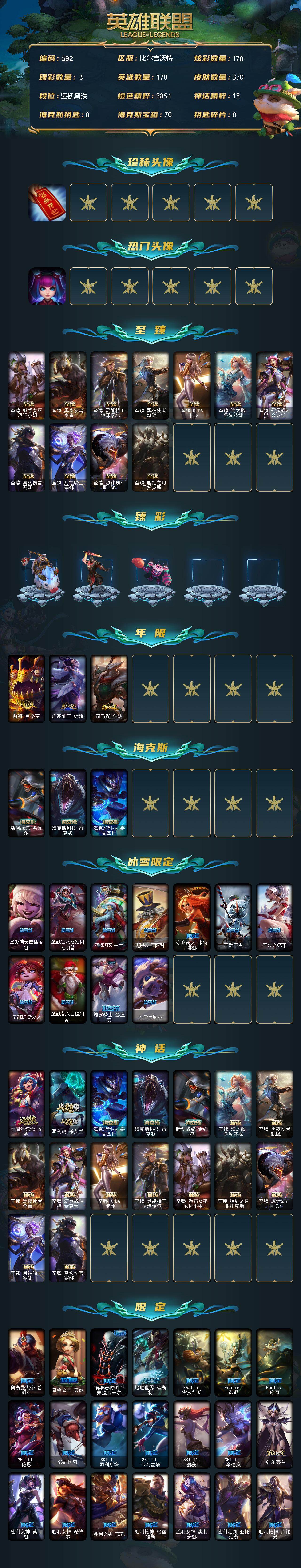 LOLCMW39905英雄联盟账号详情图3