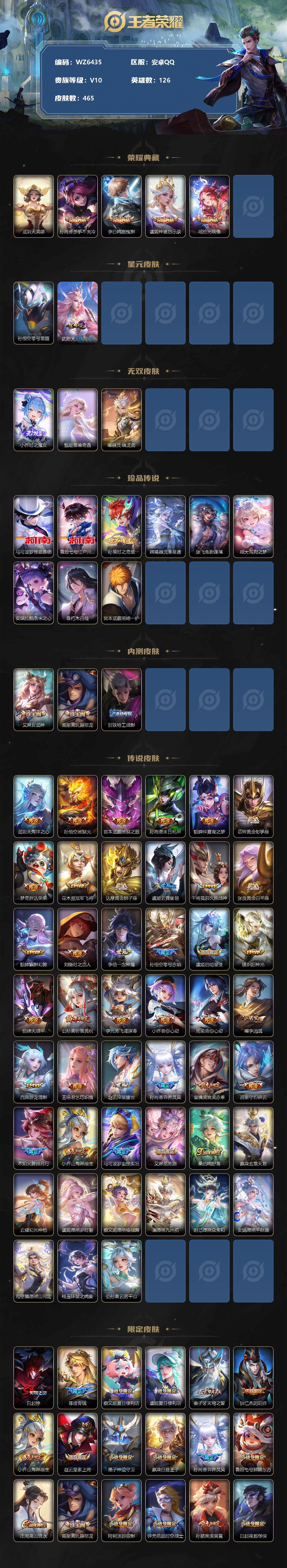 WZ033206082王者荣耀账号详情图2