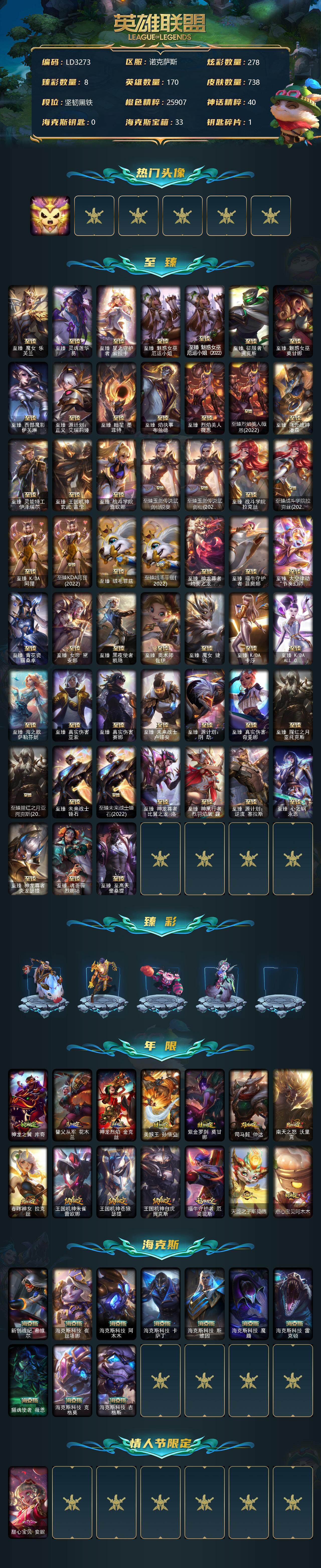 LOLEY38750英雄联盟账号详情图2