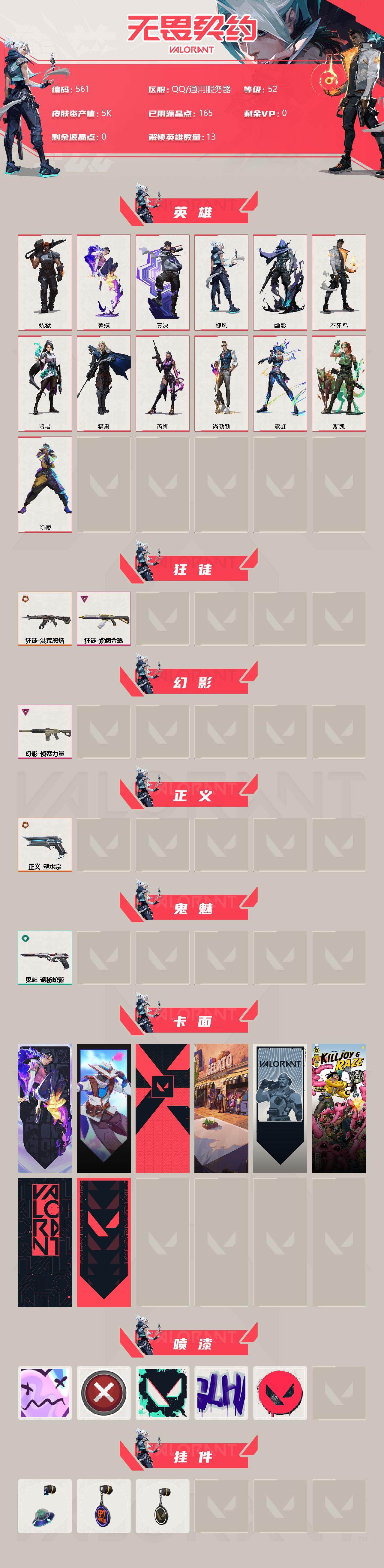 WWQXL38485无畏契约账号详情图2 WWQXL38485无畏契约账号详情图2