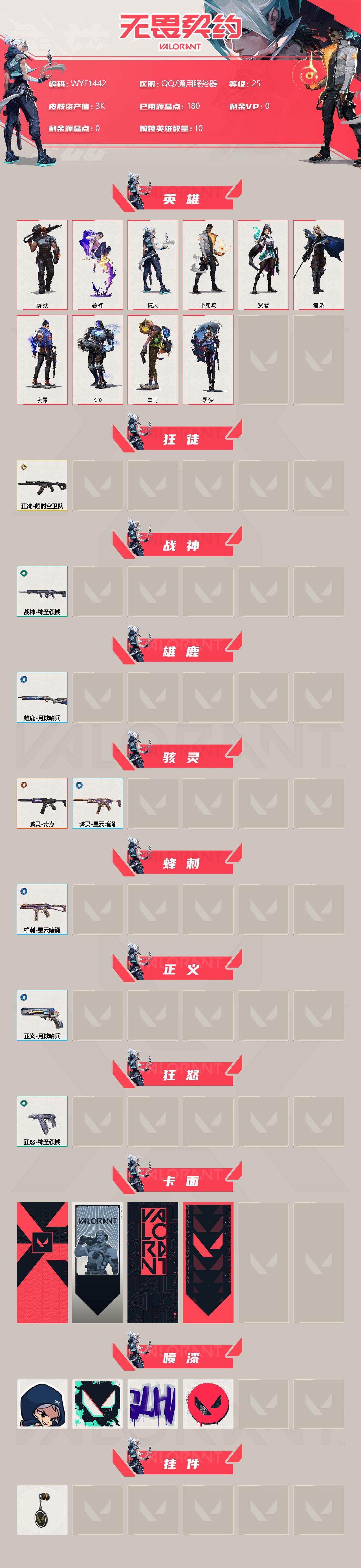 WWQEY38532无畏契约账号详情图2 WWQEY38532无畏契约账号详情图2