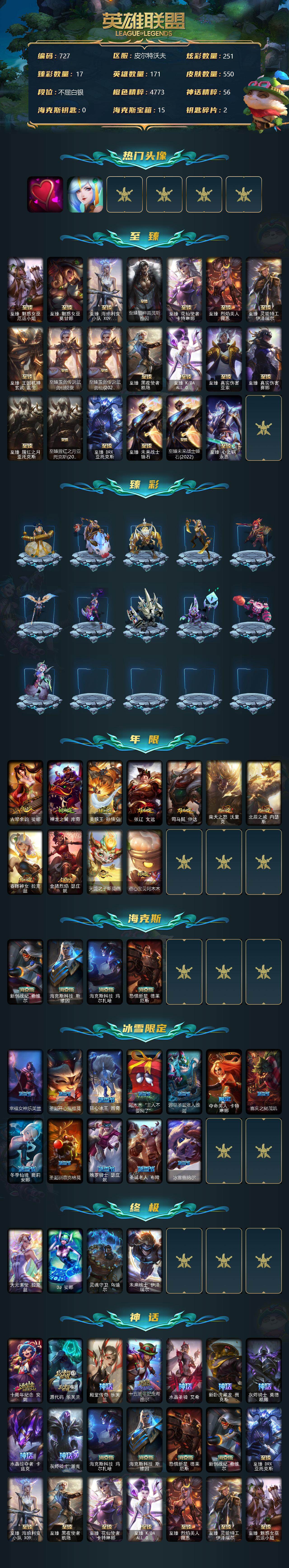 LOLCMW39912英雄联盟账号详情图3