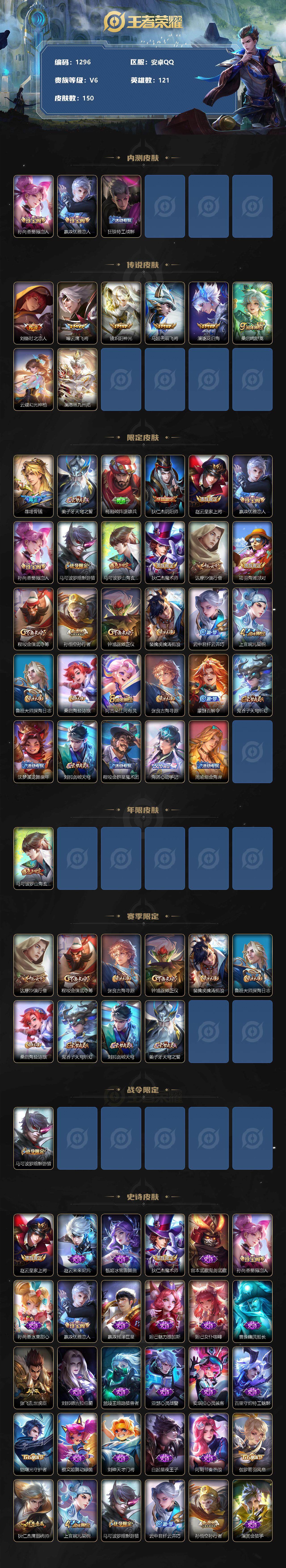 WZCMW3236946王者荣耀账号详情图3