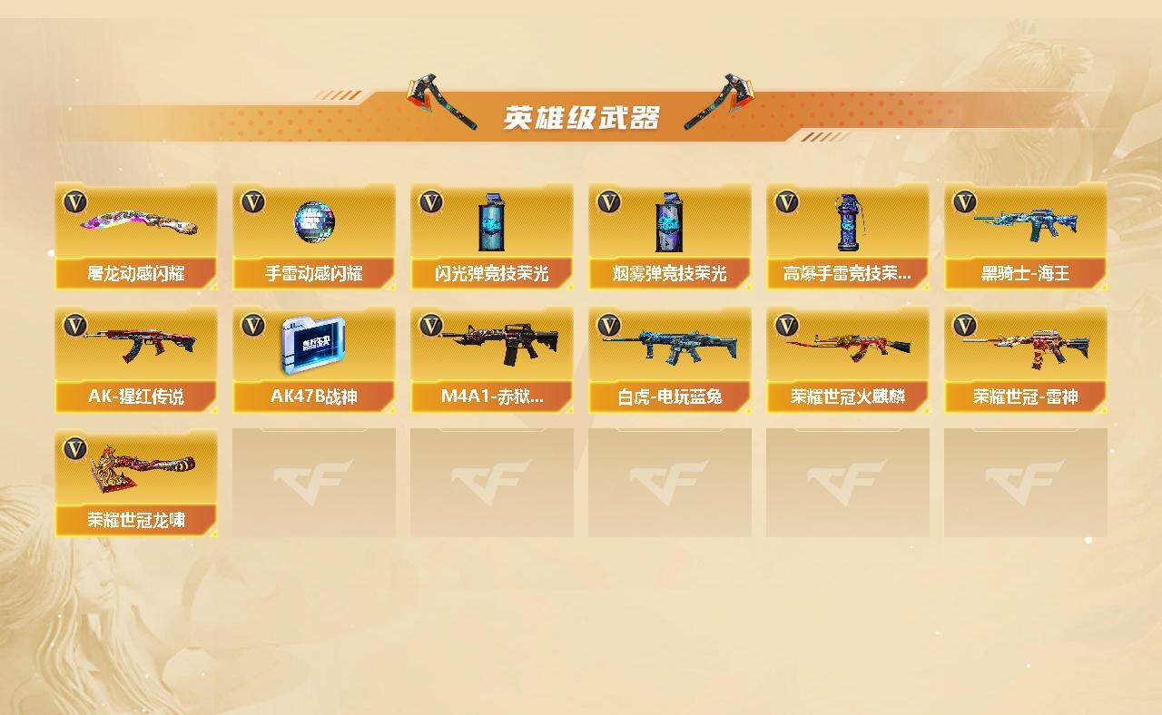 CFLX321177穿越火线账号详情图3 CFLX321177穿越火线账号详情图3