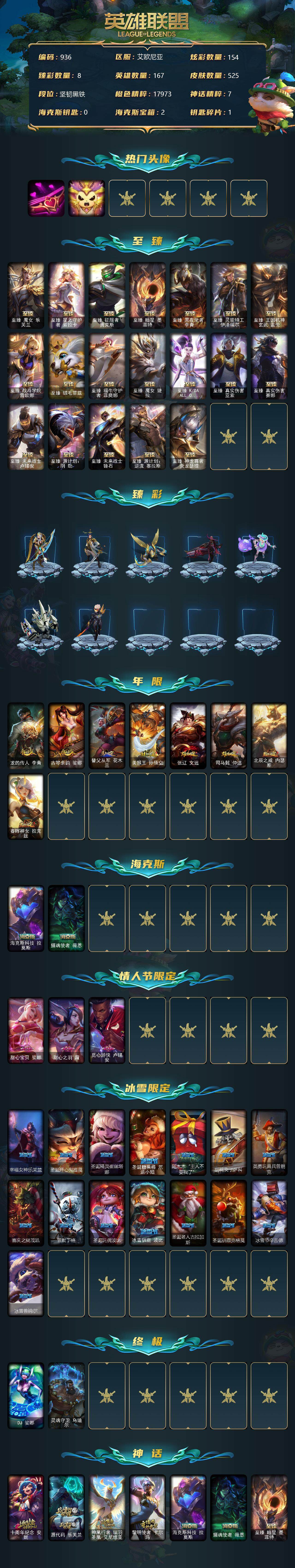 LOLCMW39981英雄联盟账号详情图3