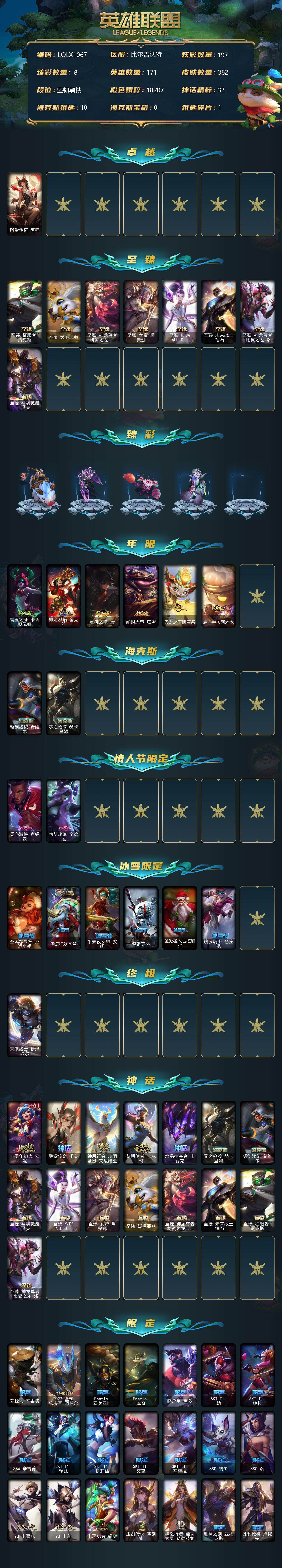 LOLEY39121英雄联盟账号详情图2 LOLEY39121英雄联盟账号详情图2