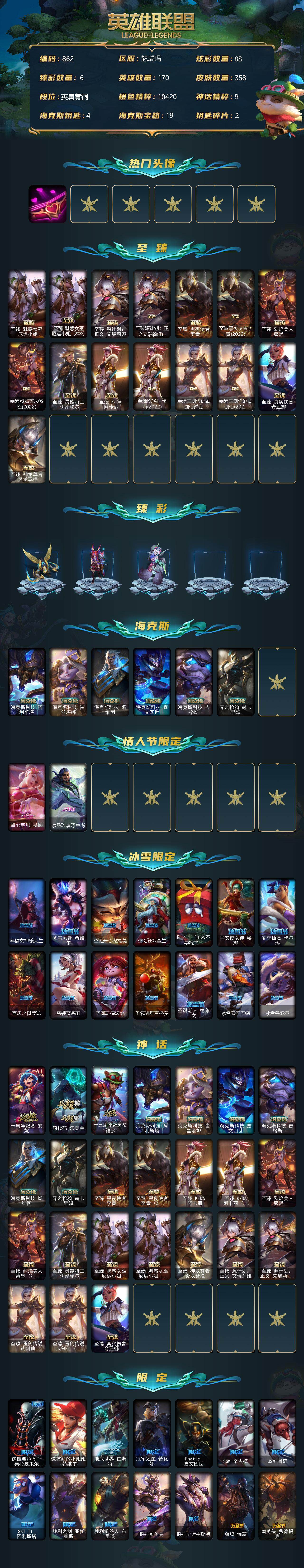 LOLCMW39762英雄联盟账号详情图3