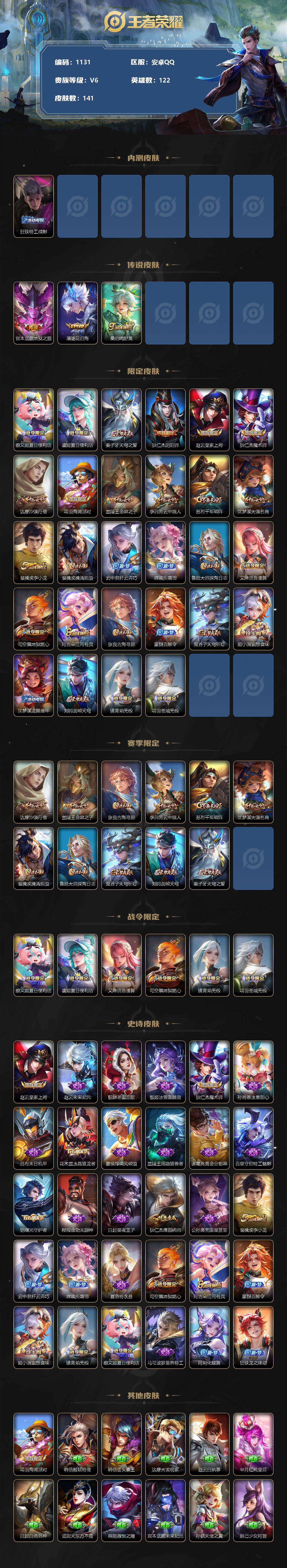 WZCMW3220822王者荣耀账号详情图3