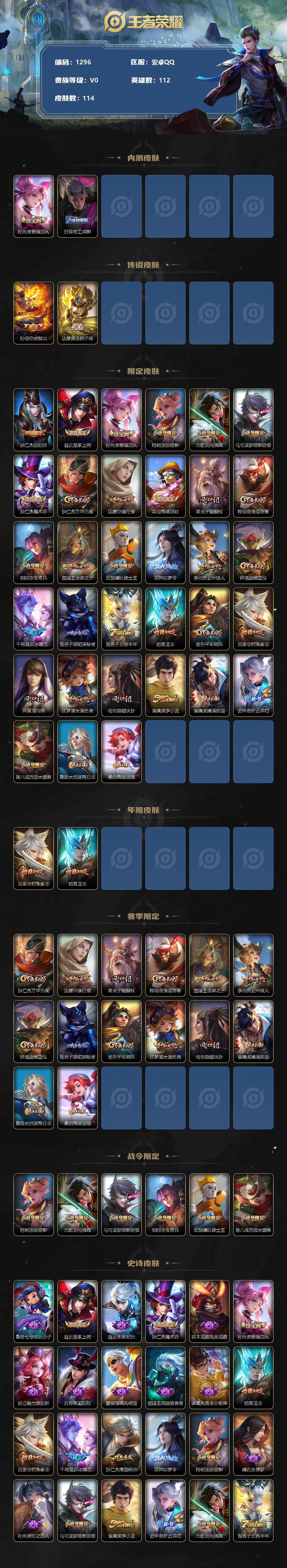 WZCMW3220847王者荣耀账号详情图3
