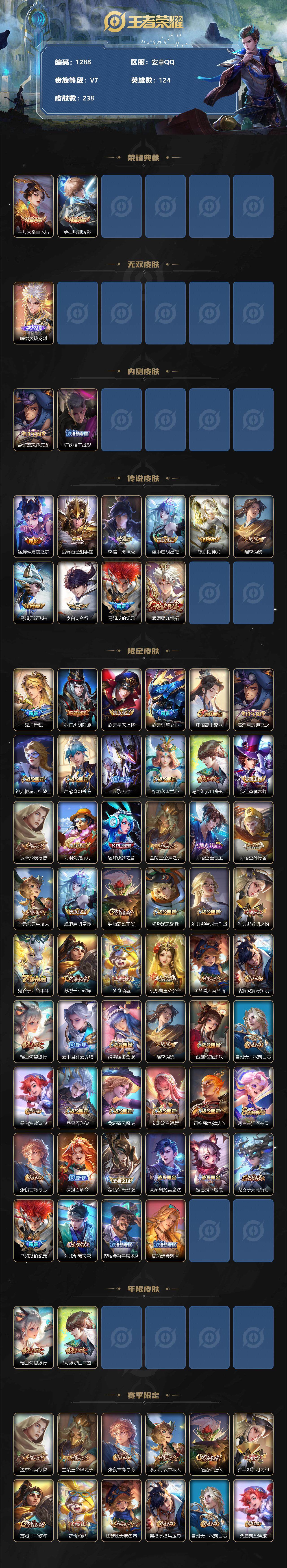 WZCMW3220895王者荣耀账号详情图3