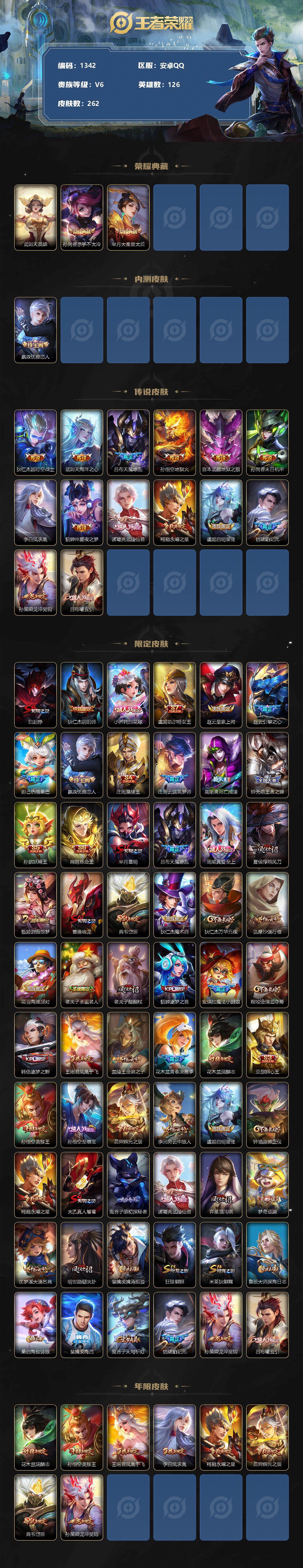 WZCMW3220894王者荣耀账号详情图3