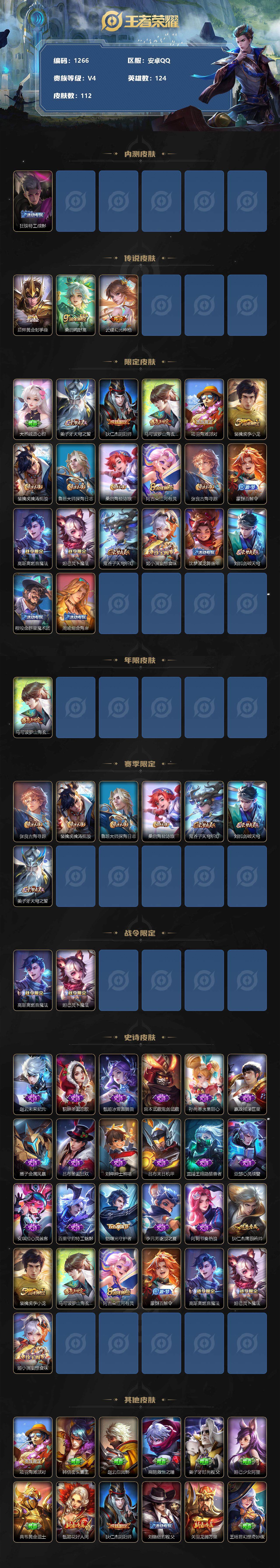 WZCMW3220957王者荣耀账号详情图3
