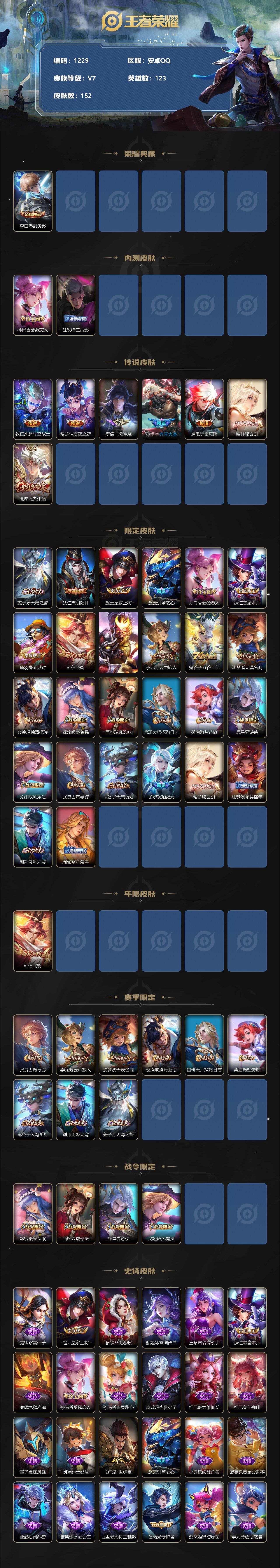 WZCMW3220994王者荣耀账号详情图3