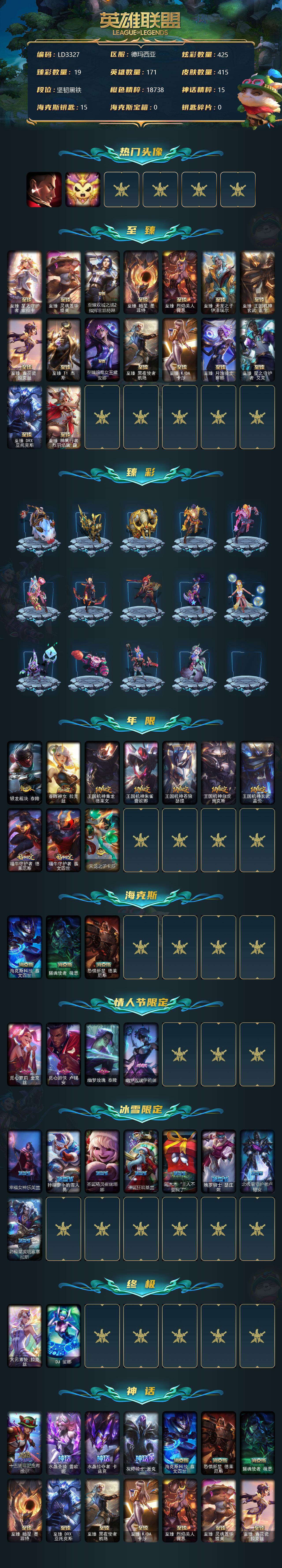 LOLEY39167英雄联盟账号详情图2