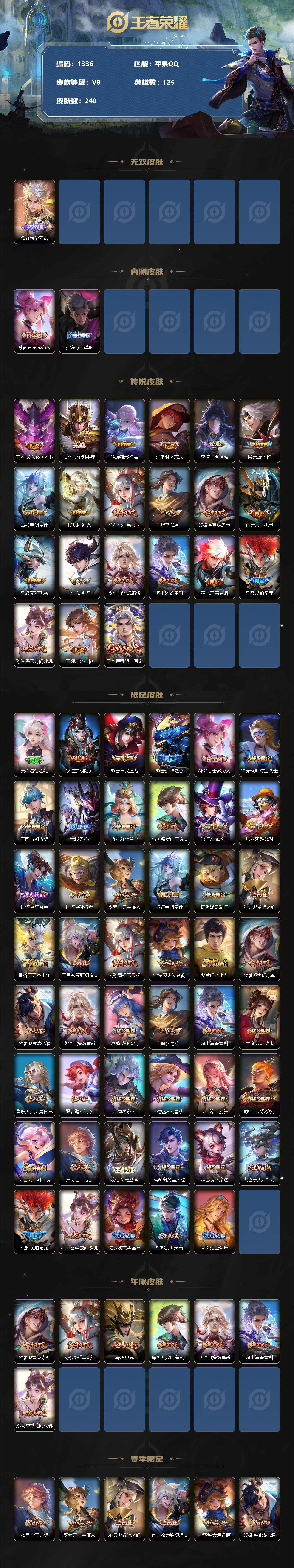 WZCMW3220939王者荣耀账号详情图3