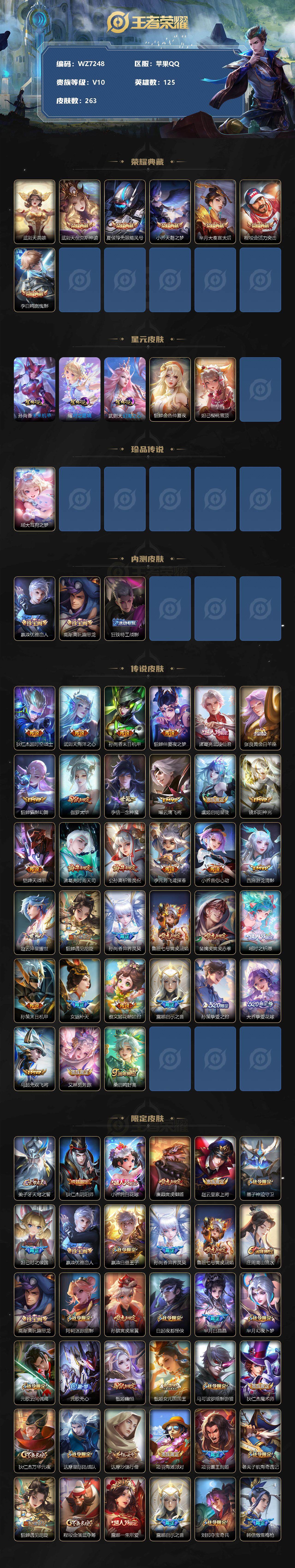 WZ033221142王者荣耀账号详情图2