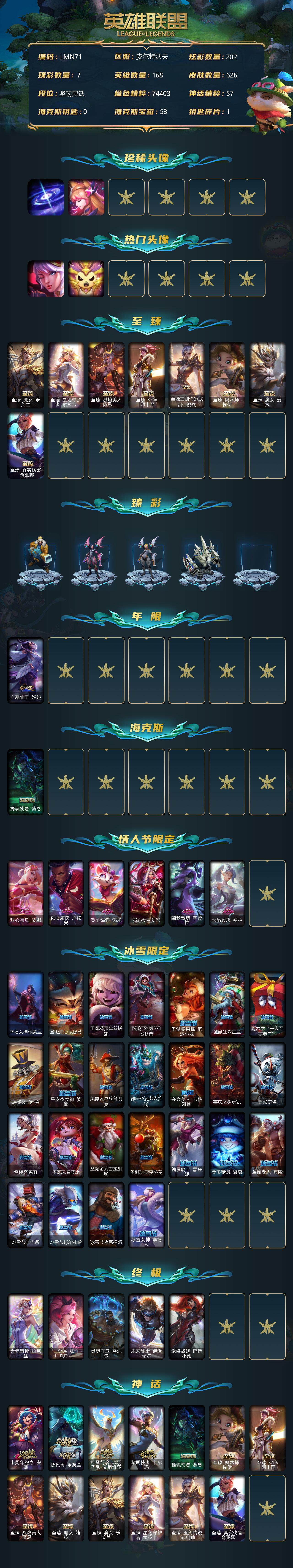 LOLEY39232英雄联盟账号详情图2 LOLEY39232英雄联盟账号详情图2