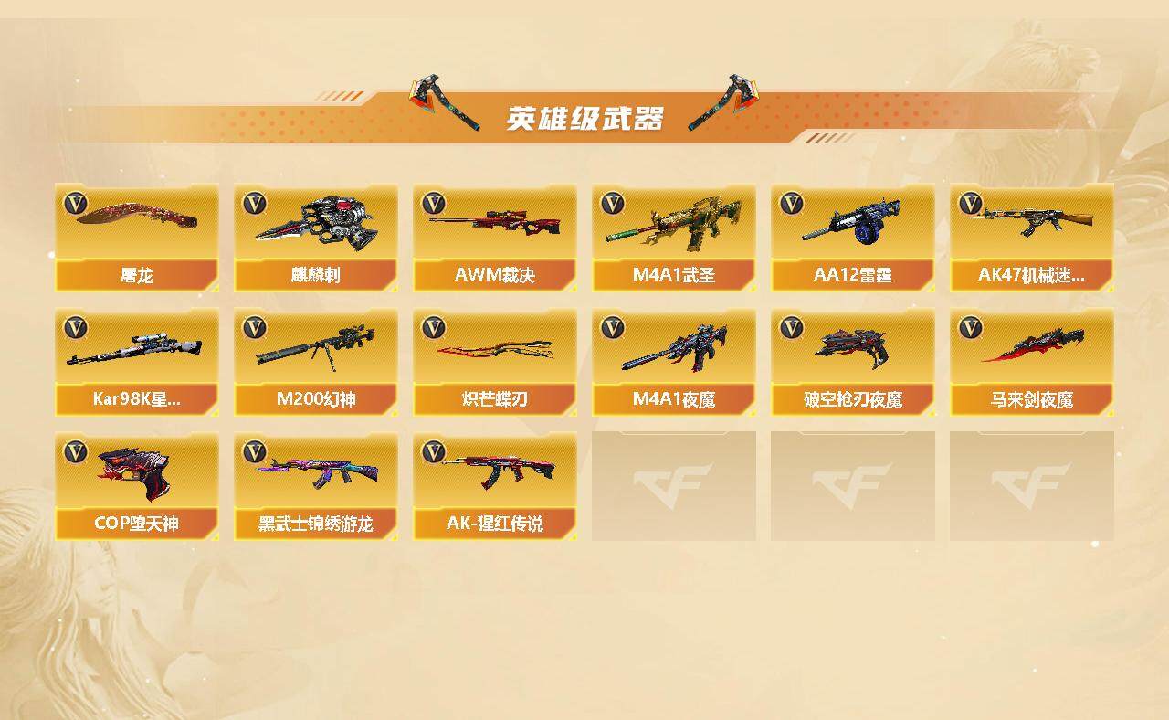 CFSSW321647穿越火线账号详情图3