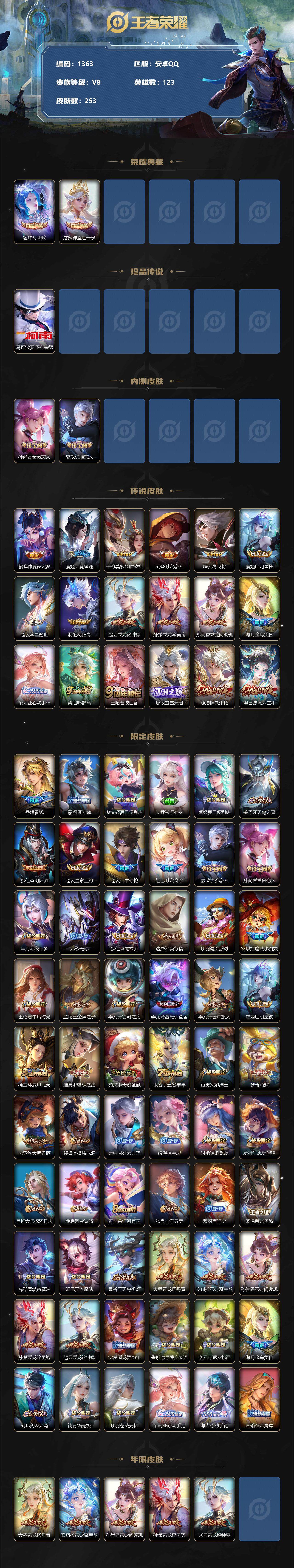 WZCMW3236913王者荣耀账号详情图3