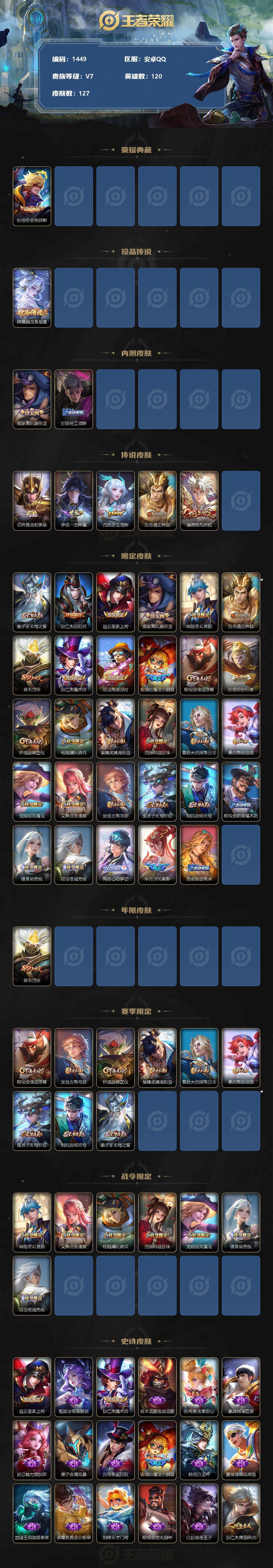 WZCMW3246626王者荣耀账号详情图2