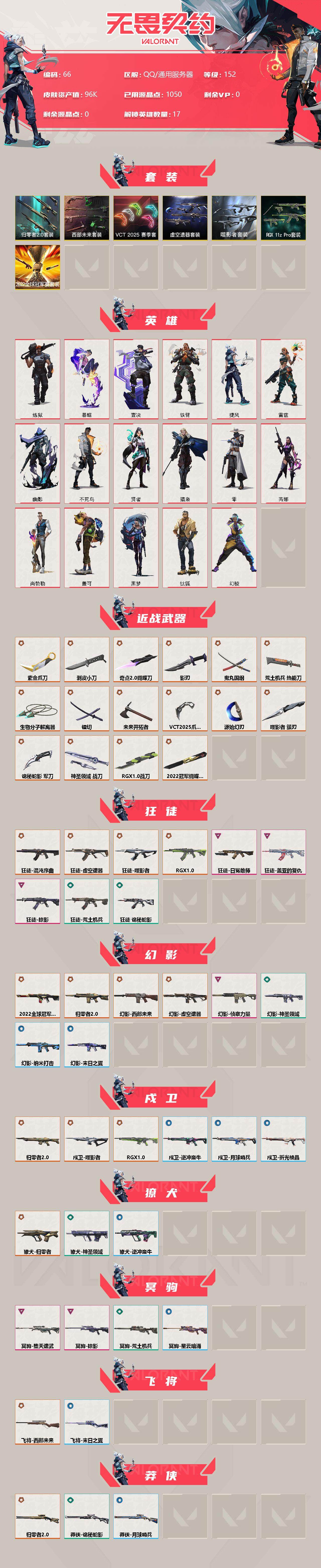 WWQLX38998无畏契约账号详情图2 WWQLX38998无畏契约账号详情图2
