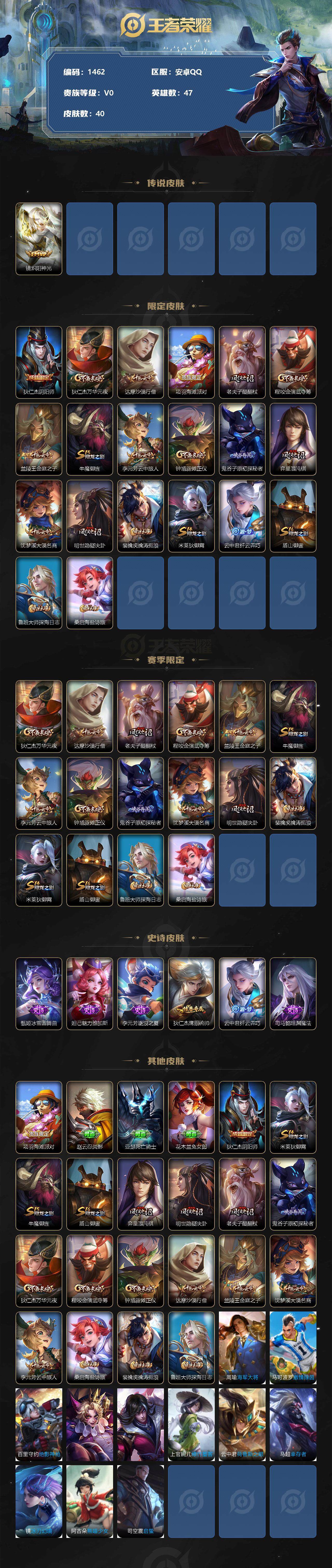 WZCMW3232145王者荣耀账号详情图3 WZCMW3232145王者荣耀账号详情图3