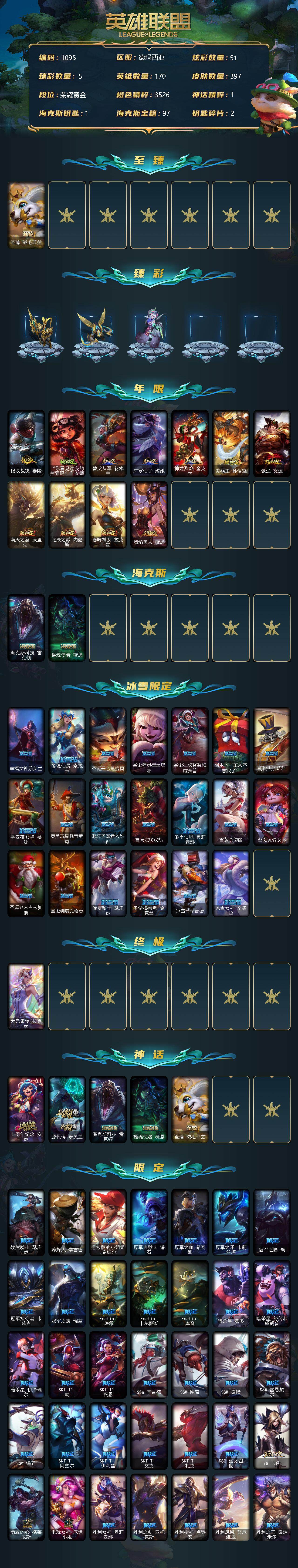 LOLCMW39940英雄联盟账号详情图3