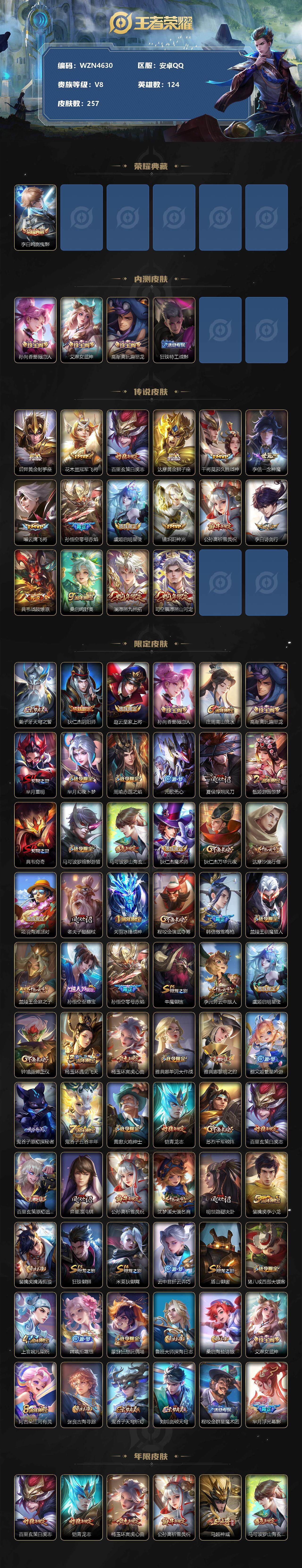 WZEY3226551王者荣耀账号详情图2