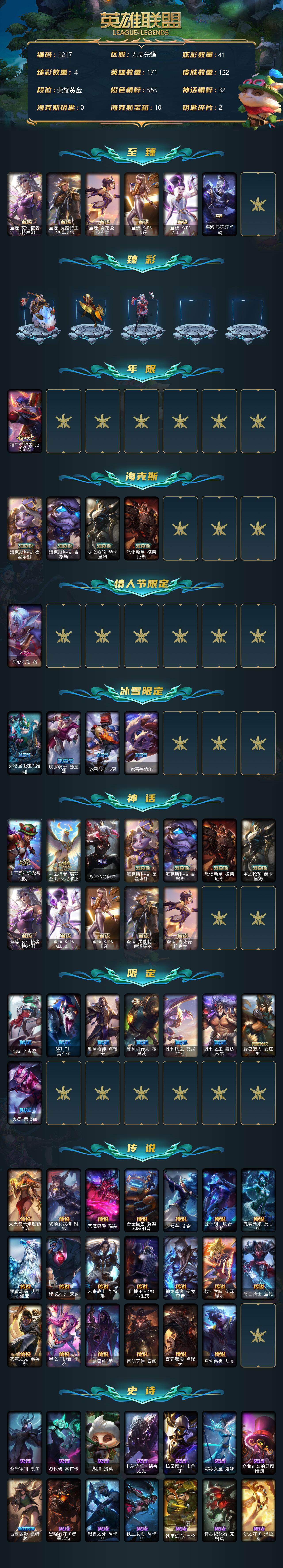 LOLCMW39999英雄联盟账号详情图3 LOLCMW39999英雄联盟账号详情图3